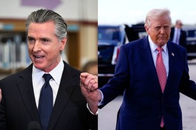 Gavin Newsom Says Donald Trump's Gold Statue Looks 'Awfully Familiar'