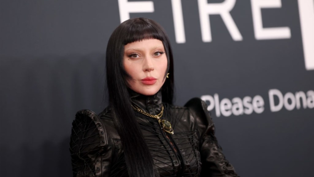 Lady Gaga Becomes Zendaya in Fully Sheer Alexander McQueen Dress