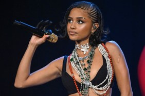 Tyla Pairs Boldest See-Through Top With Rock Revival's Jeans