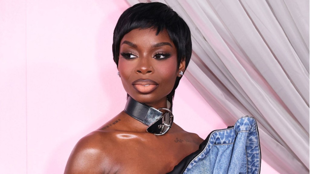 Olandria Carthen's Strapless Area Denim Dress Reimagines Ripped Jeans