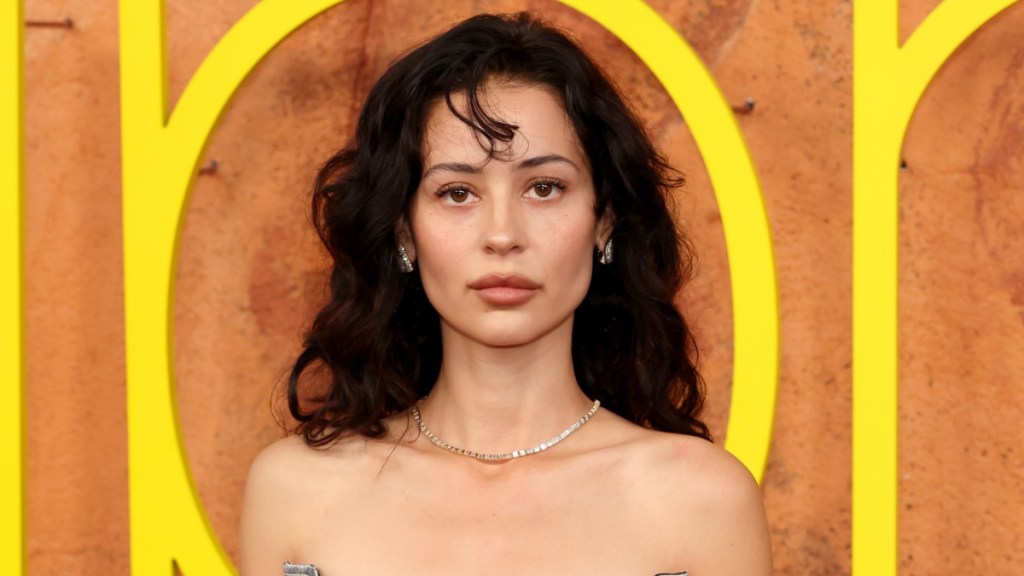 Alexa Demie's Strapless Bob Mackie Gown's Train Couldn't Be More Dramatic