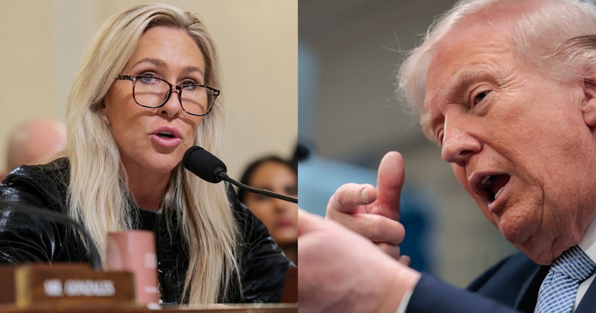 Donald Trump Slams Marjorie Taylor Greene As 'Deranged'