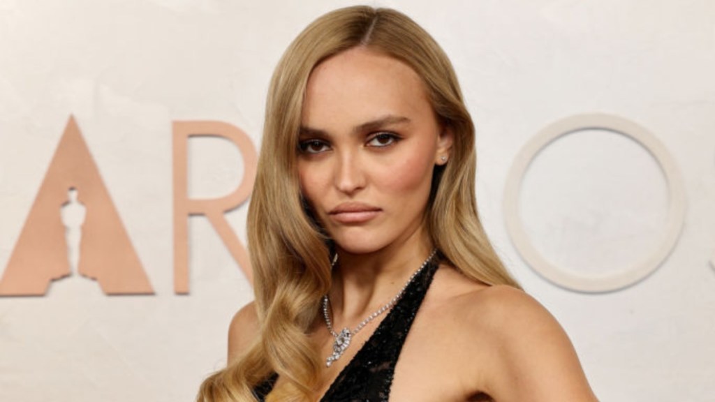 Lily-Rose Depp's Vivienne Westwood Dress Boldly Rests on Just 2 Straps
