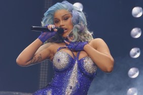 Cardi B's Bandage Dress Has a Jaw-Dropping Neckline for Tour Afterparty