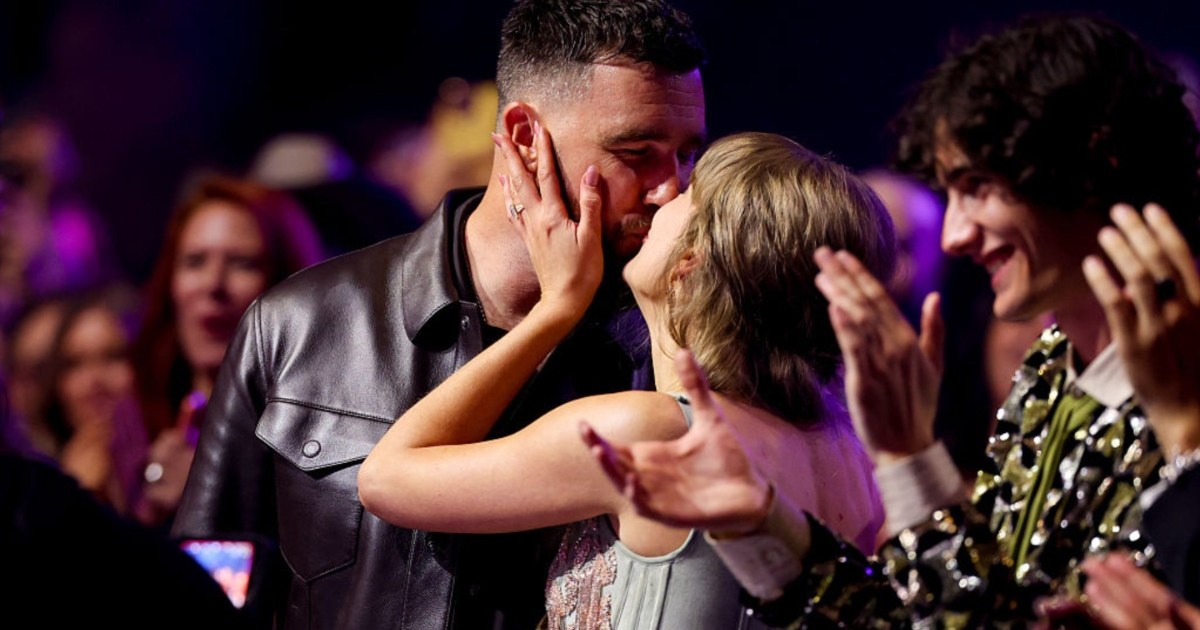 Travis Kelce & Taylor Swift's Love Story Reportedly Part of Her Bridal Party