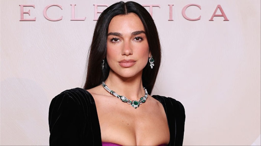 Dua Lipa's Completely Sheer Dress Has the Boldest Cutout for Vogue