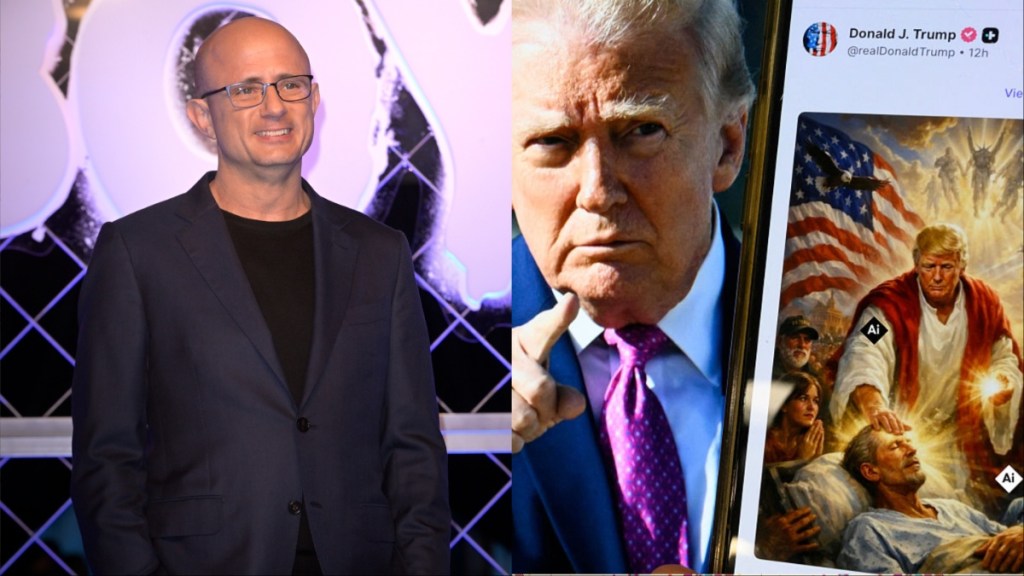 The Boys’ Eric Kripe on Donald Trump & Homelander’s ‘Jesus’ Scene Similarity