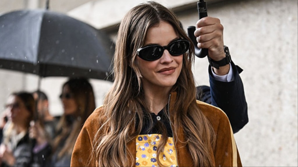 Barbara Palvin's Lilysilk Micro Crop Top Is Held up by Just 2 Strings