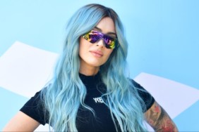 Megan Fox Dons Skirt Suit With Ridiculously Bold Neckline for Dr. Squatch