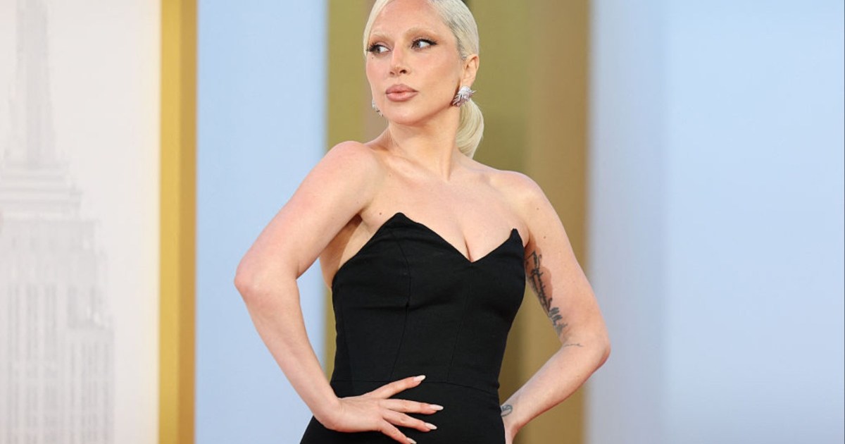 Lady Gaga Goes Boldly Sheer in Valentino Dress With Sky-High Slit