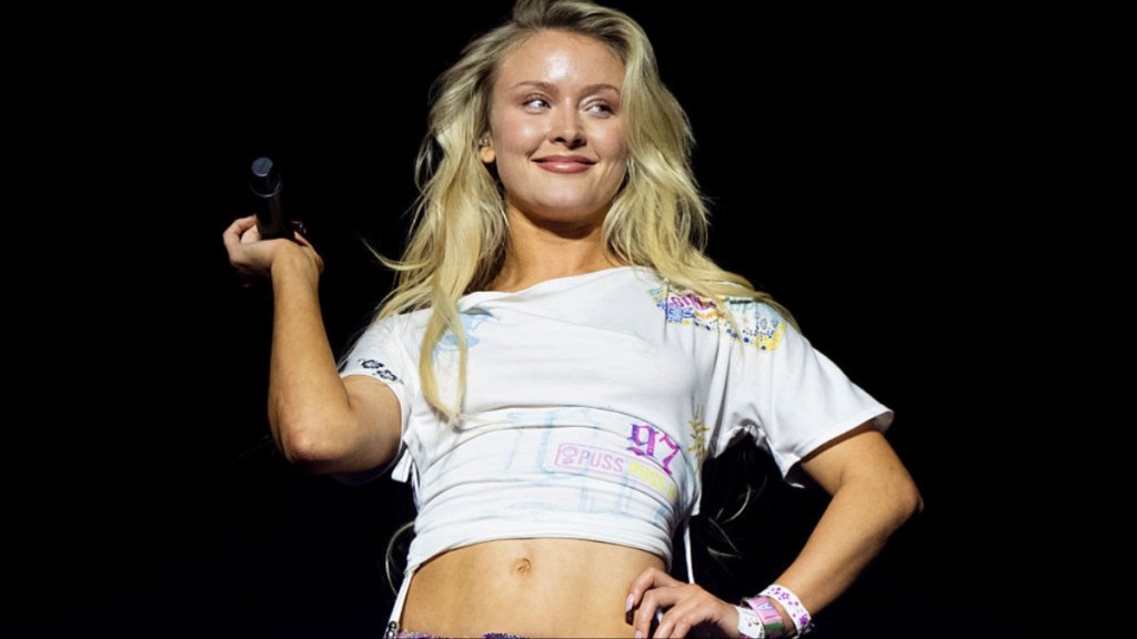 Zara Larsson Wears Shorts So Tiny, They Practically Pass as a Belt