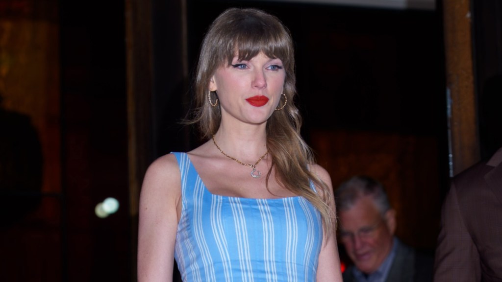 Taylor Swift's Almost $30K Jewelry Outshines Her Striped Midi Dress