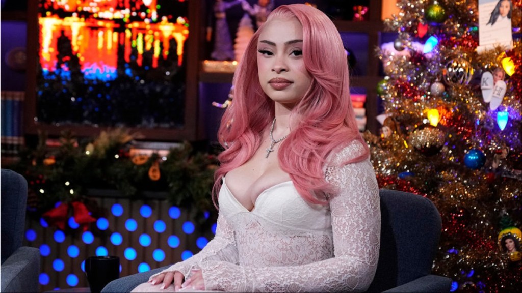 Ice Spice Feels Like a 'Birthday Cake' in Plunging Corset With Micro Shorts