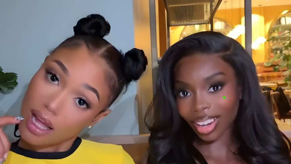 Olandria Carthen & Coi Leray Turn up the Heat in Bold Neckline Tops After Coachella