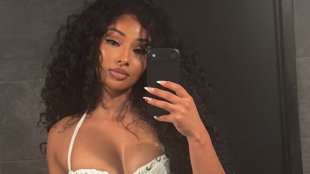 Rubi Rose Turns up the Heat in Cleavage-Baring Top & Micro Shorts Selfie