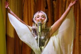 Sabrina Carpenter's Dior Sequined Micro Mini Is So Old Hollywood