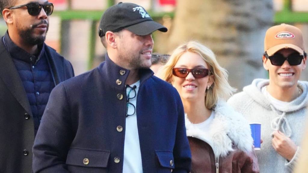 Scooter Braun Hoists Sydney Sweeney on His Shoulders at Stagecoach