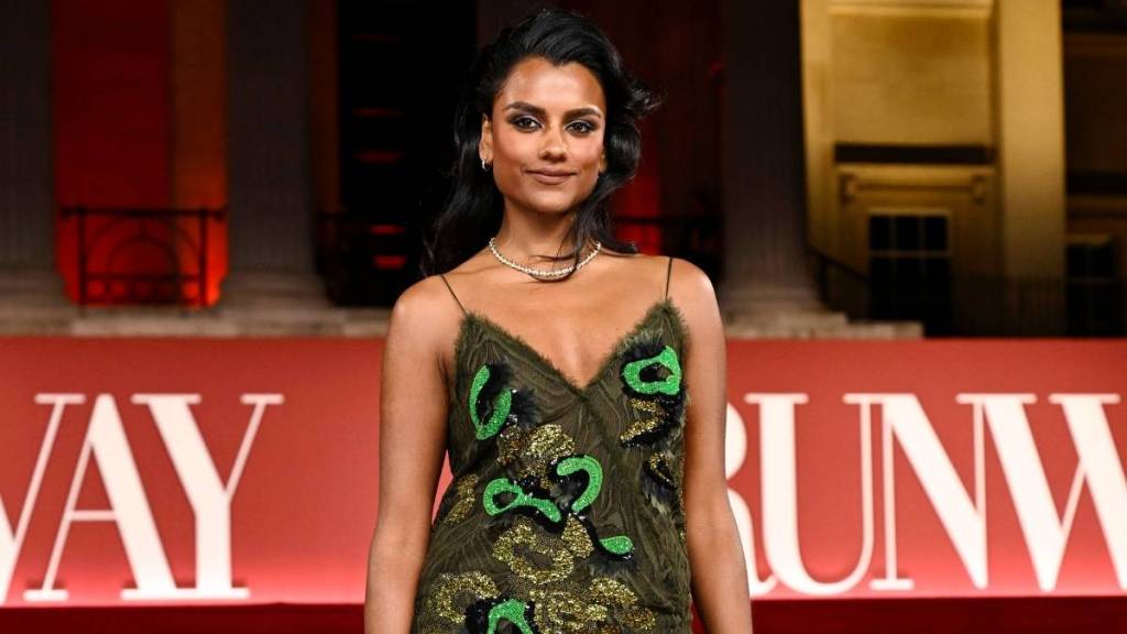 Simone Ashley Goes All in With Barely-There String Bikini Look