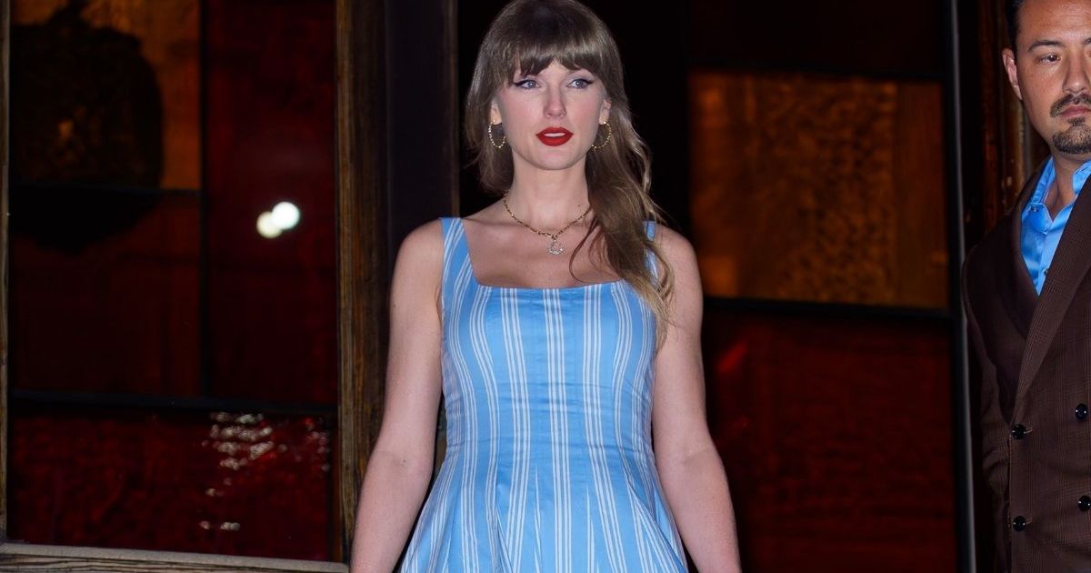 Taylor Swift’s Spring-Coded $325 Staud Dress Is Held up by Just 2 Straps