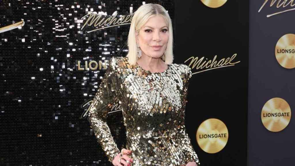 Tori Spelling Leaves Little to the Imagination in Fully Sheer Outfit