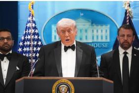 Donald Trump on Why He Was 'Crawling' During WHCD Evacuation