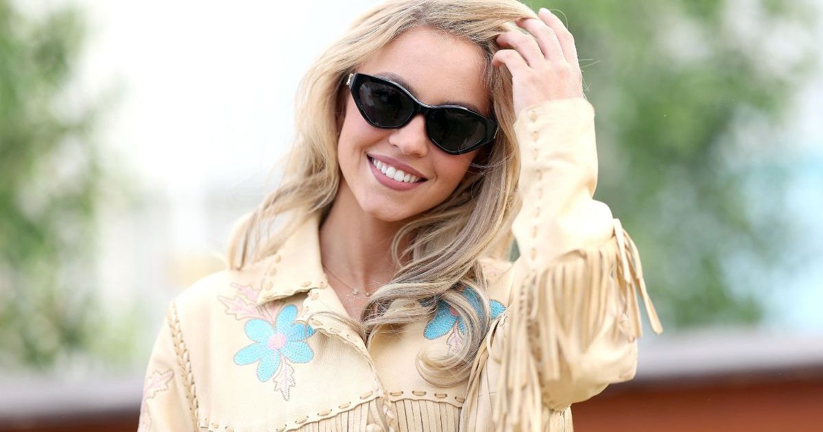 Sydney Sweeney Pairs Pucci Micro Miniskirt With Halter Top for ‘Euphoria’