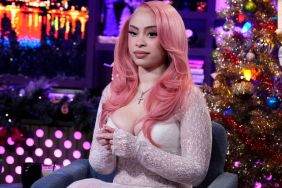 Ice Spice Goes Fully Sheer in Daring Valentino Lace Bodysuit & Tights