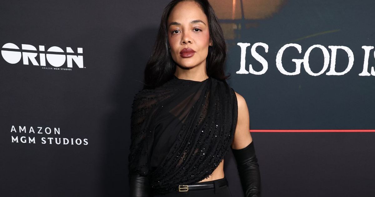 Tessa Thompson’s Bedazzled Balenciaga Top Is as Sheer as&hellip;