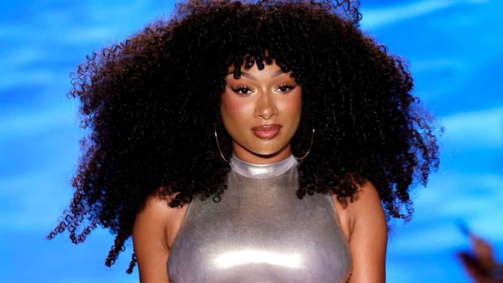 Megan Thee Stallion's Jean Paul Gaultier Dress Pulls Double Duty as Bikini