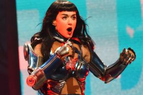 Katy Perry's Daring Nue Bralette Works as Bedazzled Top for Rome Concert
