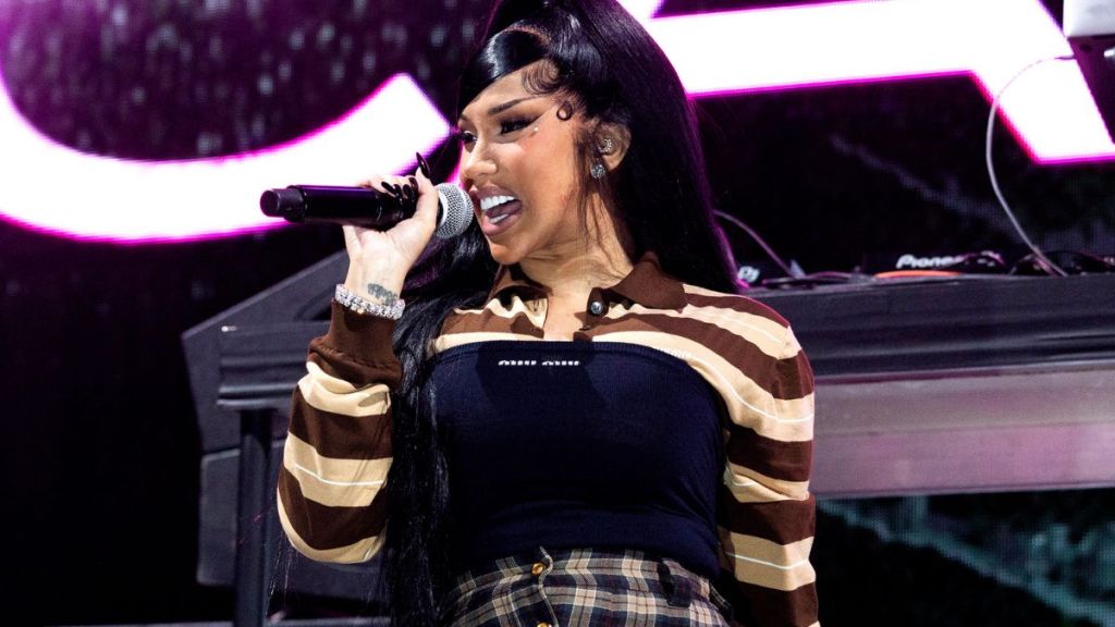 Cardi B's Fashion Nova Micro Miniskirt Screams Schoolgirl Chic
