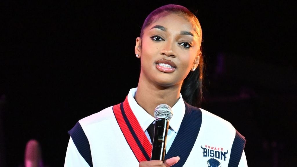 Angel Reese Elevates Atlanta Dream Sweatshirt With Micro Shorts