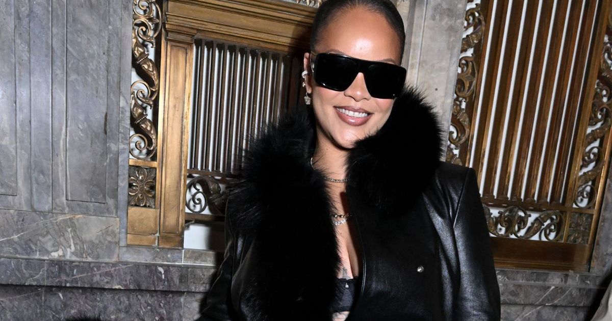 Rihanna Masters Mob Wife Chic in Fendi Coat & Valentino Sunglasses