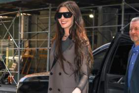 Anne Hathaway's Dolce & Gabbana Pants Couldn't Possibly Be More Sheer