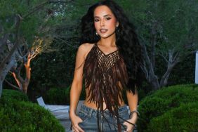 Becky G's Guess x Hysteric Glamour Micro Shorts Look Is Graphic & Fun