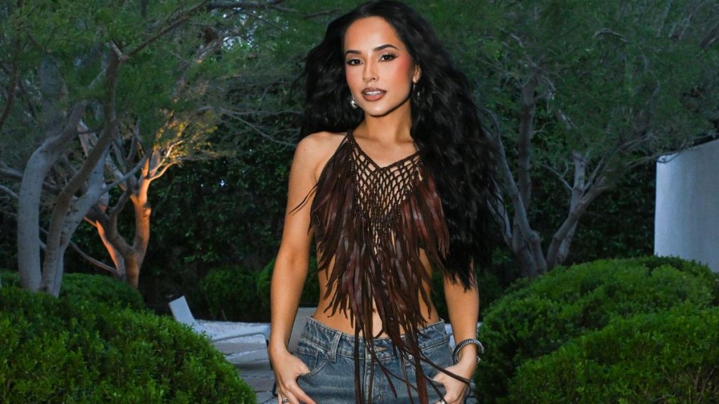 Becky G's Guess x Hysteric Glamour Micro Shorts Look Is Graphic & Fun