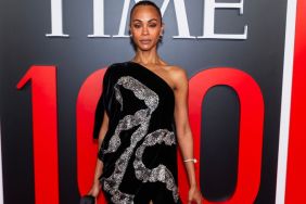 Zoe Saldana's Givenchy Dress Comes With a Ridiculously High Slit