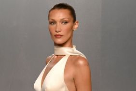 Bella Hadid's Vintage Versace Skirt Suit Look Is the Hallmark of Chic