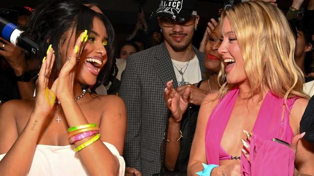 Tyla & Zara Larsson Pose in Matching Bikini Tops for Their New Song