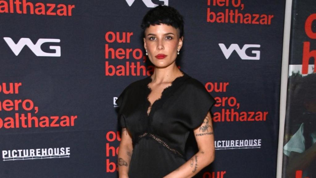 Halsey Elevates Micro Crop Top & Miniskirt With $4K Prada Bag With Charms