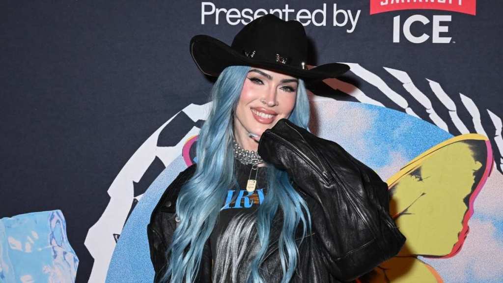 Megan Fox Makes Belted Saint Laurent Coat Work as Boldly Chic Dress