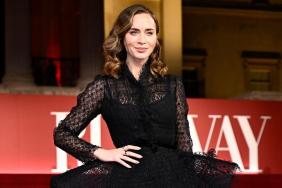 Emily Blunt's Lacy Dior Micro Minidress Couldn't Possibly Be More Sheer