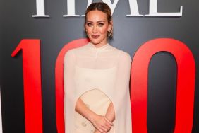 Hilary Duff's Anna October Dress With Cape Is as Sheer as It Gets