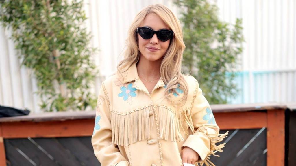 Sydney Sweeney Turns Cowgirl in See-Through Syrn Micro Miniskirt & Corset