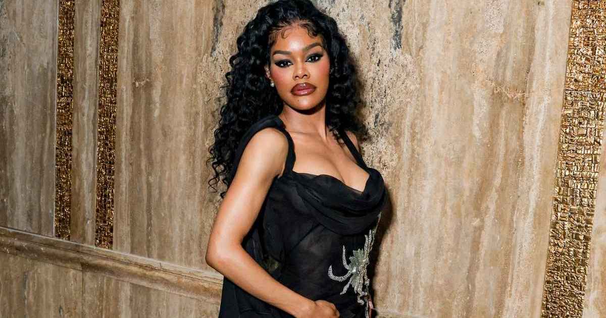 Teyana Taylor’s Plunging Valentino Dress Is Completely Sheer & So Dreamy