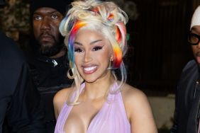 Cardi B's Sheer Dress Boasts 2 Dangerously High Slits for Tour Afterparty