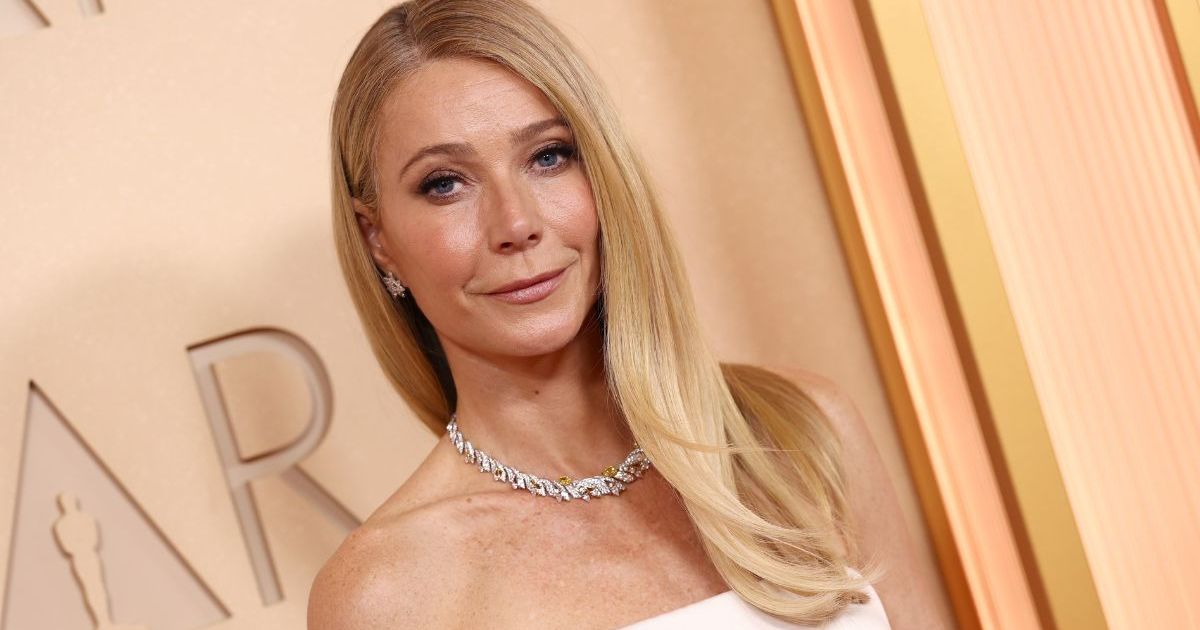 Gwyneth Paltrow's Micro Mini Boldly Slips Off-The-Shoulder for GWYN