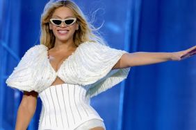 Beyonce Swaps Corseted Mini for a Boldly Chic Fit for Cecred Event