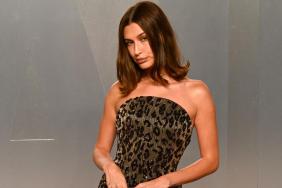 Hailey Bieber Stuns in White Minidress With a Dramatic Harp Pose for Interview Mag