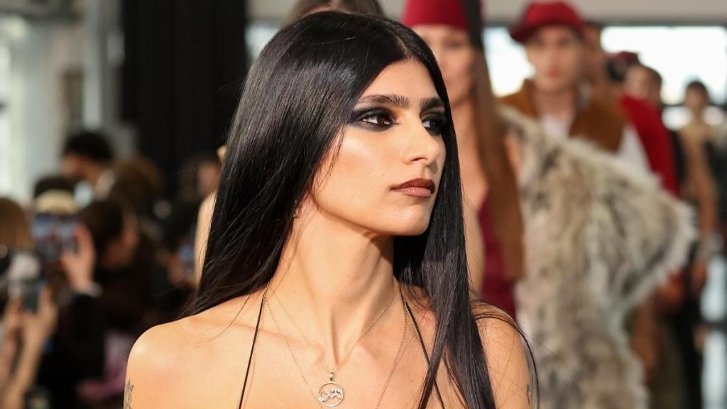 Mia Khalifa Opts for a Fully Sheer Outfit for Coachella